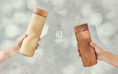 ツバキラボの新ブランド「KAMOSHIKA CRAFT」木製マイボトルの販売を開始しました